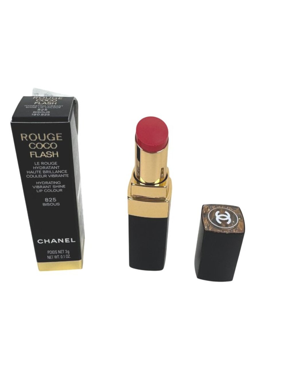 Chanel Rouge Coco Flash Lipstick 825 Bisous NWT MC-132